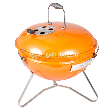 Poselin nwere agba 14inch Kettle Charcoal BBQ